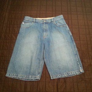 Vintage Y2K Sean John denim jean shorts Skater Baggy Streetwear Men's 36